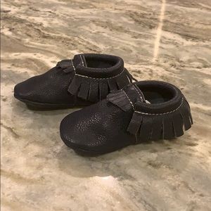 Brand New Freshly Picked Navy Moccasin Size 5